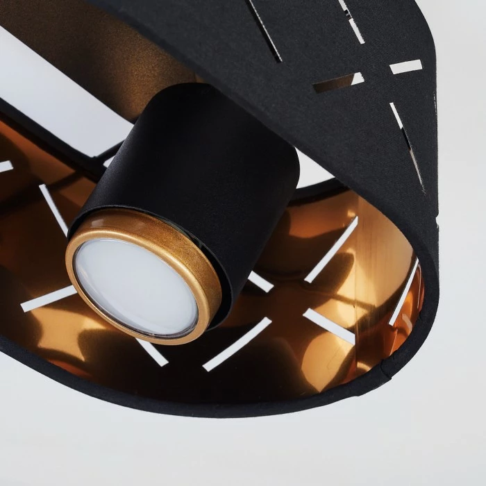 Hofstein Tallaboa Deckenleuchte LED Schwarz, 1-flammig 3 Hofstein Tallaboa Deckenleuchte LED Schwarz, 1-flammig – Bild 3