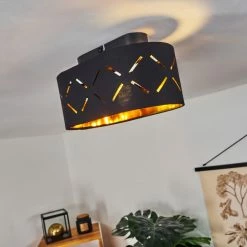Hofstein Tallaboa Deckenleuchte LED Schwarz, 1-flammig 18 Hofstein Tallaboa Deckenleuchte LED Schwarz, 1-flammig -Bürolampen Verkäufe tallaboa deckenleuchte h3437353 8