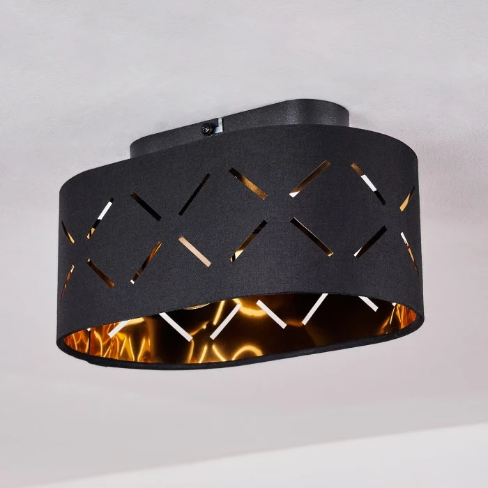 Hofstein Tallaboa Deckenleuchte LED Schwarz, 1-flammig 10 Hofstein Tallaboa Deckenleuchte LED Schwarz, 1-flammig – Bild 10