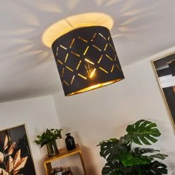 Hofstein Tallaboa Deckenleuchte Schwarz, 1-flammig -Bürolampen Verkäufe tallaboa deckenleuchte h3441312 8