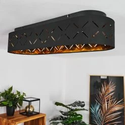 Hofstein Tallaboa Deckenleuchte Schwarz, 4-flammig 21 Hofstein Tallaboa Deckenleuchte Schwarz, 4-flammig -Bürolampen Verkäufe tallaboa deckenleuchte h3441374 10