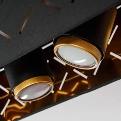 Hofstein Tallaboa Deckenleuchte Schwarz, 4-flammig 15 Hofstein Tallaboa Deckenleuchte Schwarz, 4-flammig -Bürolampen Verkäufe tallaboa deckenleuchte h3441374 4