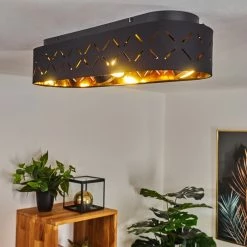 Hofstein Tallaboa Deckenleuchte Schwarz, 4-flammig 16 Hofstein Tallaboa Deckenleuchte Schwarz, 4-flammig -Bürolampen Verkäufe tallaboa deckenleuchte h3441374 5