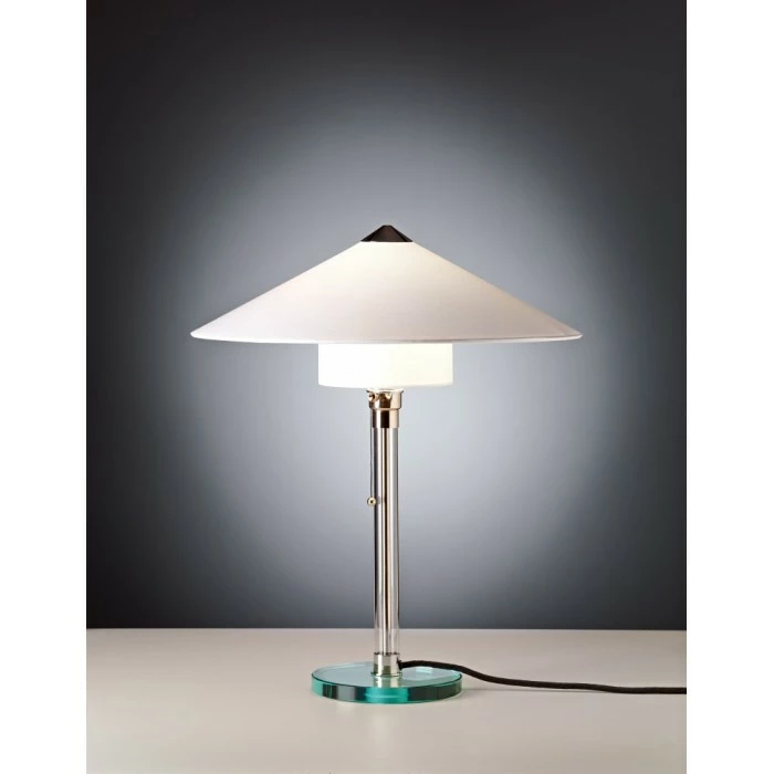 Tecnolumen Wagenfeld WG 27 Tischleuchte Nickel-Matt, Transparent, Klar, 1-flammig 1 Tecnolumen Wagenfeld WG 27 Tischleuchte Nickel-Matt, Transparent, Klar, 1-flammig