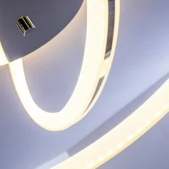 Hofstein Tesoro Deckenleuchte LED Chrom, 1-flammig -Bürolampen Verkäufe tesoro deckenleuchte h167497 16