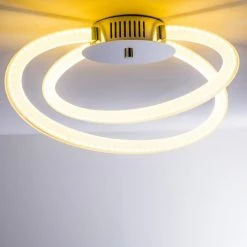 Hofstein Tesoro Deckenleuchte LED Chrom, 1-flammig -Bürolampen Verkäufe tesoro deckenleuchte h167497 2