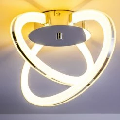 Hofstein Tesoro Deckenleuchte LED Chrom, 1-flammig -Bürolampen Verkäufe tesoro deckenleuchte h167497 3