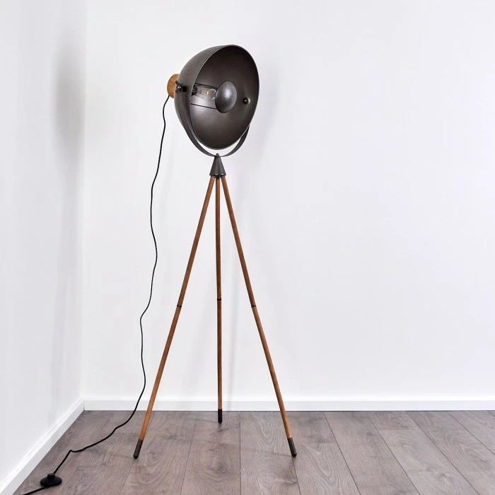 Hofstein Tholen Stehleuchte Braun, 1-flammig 13 Hofstein Tholen Stehleuchte Braun, 1-flammig – Bild 13