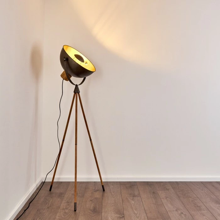 Hofstein Tholen Stehleuchte Braun, 1-flammig 15 Hofstein Tholen Stehleuchte Braun, 1-flammig – Bild 15