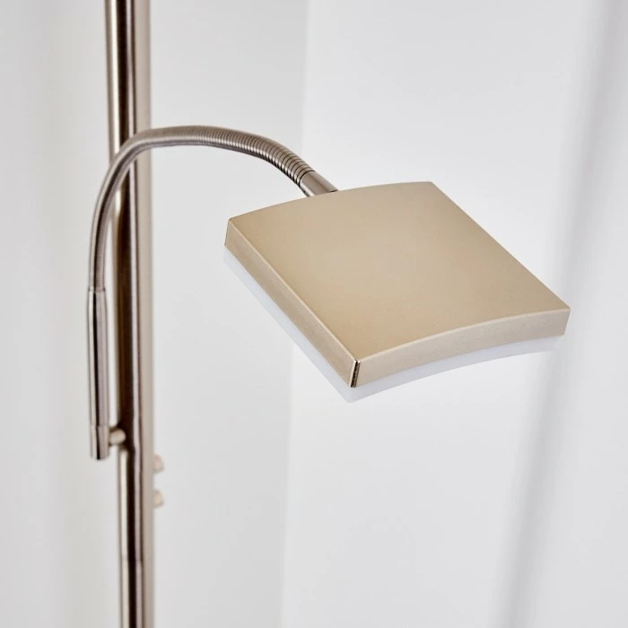 Hofstein Thyolo Deckenfluter LED Stahl gebürstet, 2-flammig 15 Hofstein Thyolo Deckenfluter LED Stahl gebürstet, 2-flammig – Bild 15