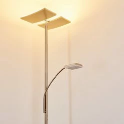 Hofstein Thyolo Deckenfluter LED Stahl gebürstet, 2-flammig 42 Hofstein Thyolo Deckenfluter LED Stahl gebürstet, 2-flammig -Bürolampen Verkäufe thyolo deckenfluter h3166215 do1 18