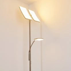 Hofstein Thyolo Deckenfluter LED Stahl gebürstet, 2-flammig 29 Hofstein Thyolo Deckenfluter LED Stahl gebürstet, 2-flammig -Bürolampen Verkäufe thyolo deckenfluter h3166215 do1 5