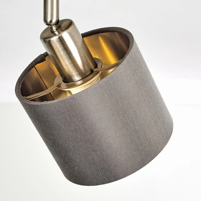 Hofstein Tibro Deckenleuchte Nickel-Matt, Messing, 2-flammig 16 Hofstein Tibro Deckenleuchte Nickel-Matt, Messing, 2-flammig – Bild 16