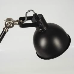 Hofstein Tilton Tischleuchte Nickel-Matt, Schwarz, 1-flammig -Bürolampen Verkäufe tilton tischleuchte h3412657 2