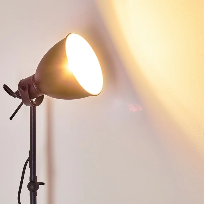 Hofstein Timola Tischleuchte Schwarz, 1-flammig 6 Hofstein Timola Tischleuchte Schwarz, 1-flammig – Bild 6