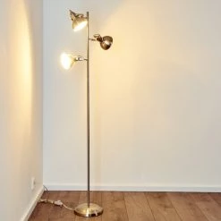 Reality Tina Stehleuchte Nickel-Matt, 3-flammig -Bürolampen Verkäufe tina stehleuchte h3023198 2