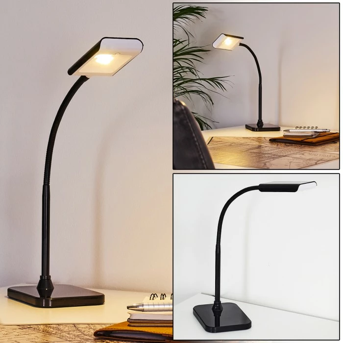 Hofstein Tischleuchte LED Schwarz, 1-flammig 1 Hofstein Tischleuchte LED Schwarz, 1-flammig