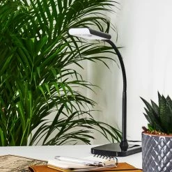 Hofstein Tischleuchte LED Schwarz, 1-flammig 22 Hofstein Tischleuchte LED Schwarz, 1-flammig -Bürolampen Verkäufe tischleuchte h3371008 8