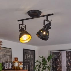 Hofstein Tita Deckenleuchte Schwarz, 2-flammig -Bürolampen Verkäufe tita deckenleuchte h3017494 6