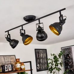 Hofstein Tita Deckenleuchte Schwarz, 4-flammig -Bürolampen Verkäufe tita deckenleuchte h3017517 9
