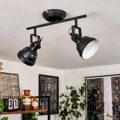 Hofstein Tita Deckenleuchte Schwarz, 2-flammig 21 Hofstein Tita Deckenleuchte Schwarz, 2-flammig -Bürolampen Verkäufe tita deckenleuchte h3017531 9