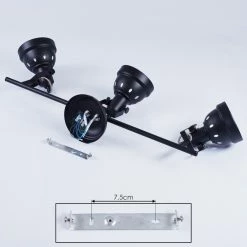 Hofstein Tita Deckenleuchte Schwarz, 3-flammig -Bürolampen Verkäufe tita deckenleuchte h3017548 4