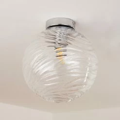 Hofstein Tomboul Deckenleuchte Chrom, 1-flammig -Bürolampen Verkäufe tomboul deckenleuchte h3433683 7