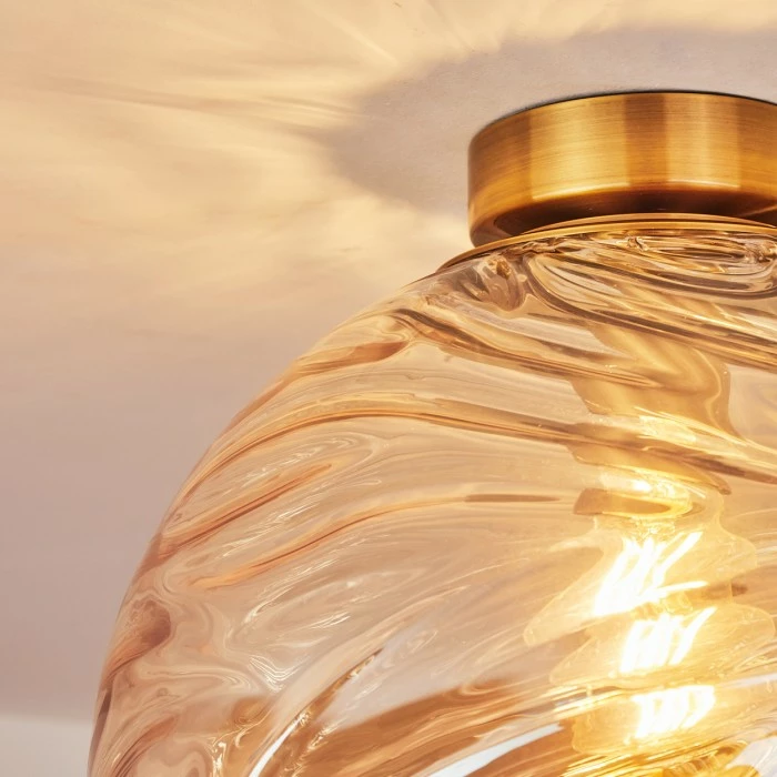 Hofstein Tomboul Deckenleuchte Gold, 1-flammig 13 Hofstein Tomboul Deckenleuchte Gold, 1-flammig – Bild 13