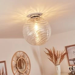 Hofstein Tomboul Deckenleuchte Chrom, 1-flammig 23 Hofstein Tomboul Deckenleuchte Chrom, 1-flammig -Bürolampen Verkäufe tomboul deckenleuchte h3433713 10