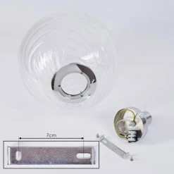 Hofstein Tomboul Deckenleuchte Chrom, 1-flammig 17 Hofstein Tomboul Deckenleuchte Chrom, 1-flammig -Bürolampen Verkäufe tomboul deckenleuchte h3433713 4