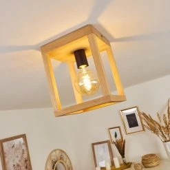 Hofstein Torreglia Deckenleuchte Schwarz, Braun, 1-flammig -Bürolampen Verkäufe torreglia deckenleuchte h3409718 6