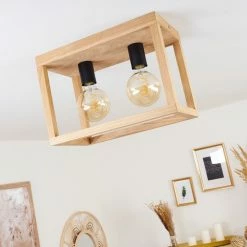 Hofstein Torreglia Deckenleuchte Schwarz, Braun, 2-flammig -Bürolampen Verkäufe torreglia deckenleuchte h3409732 9