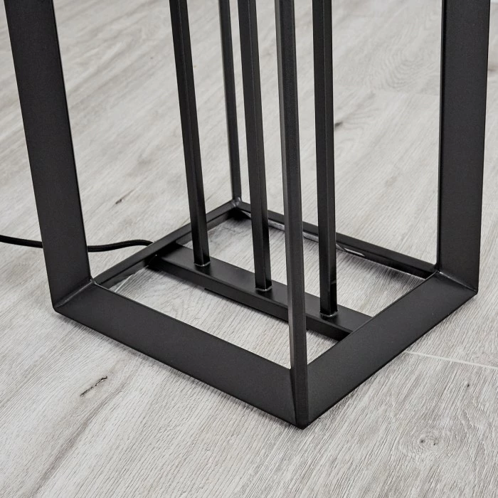 Hofstein Traryd Stehleuchte Schwarz, 3-flammig 18 Hofstein Traryd Stehleuchte Schwarz, 3-flammig – Bild 18