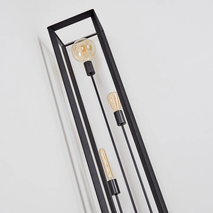 Hofstein Traryd Stehleuchte Schwarz, 3-flammig 8 Hofstein Traryd Stehleuchte Schwarz, 3-flammig – Bild 8