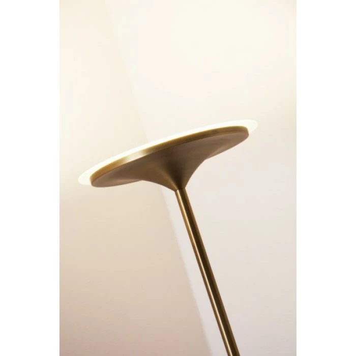 Trio Leuchten ARANGO Stehleuchte LED Messing, 1-flammig 2 Trio Leuchten ARANGO Stehleuchte LED Messing, 1-flammig – Bild 2