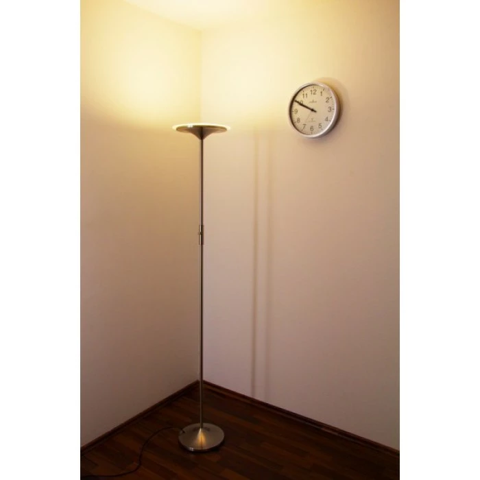 Trio Leuchten ARANGO Stehleuchte LED Nickel-Matt, 1-flammig 4 Trio Leuchten ARANGO Stehleuchte LED Nickel-Matt, 1-flammig – Bild 4