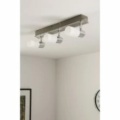 Trio Leuchten CLAPTON Deckenleuchte LED Chrom, Aluminium, Edelstahl, 3-flammig 20 Trio Leuchten CLAPTON Deckenleuchte LED Chrom, Aluminium, Edelstahl, 3-flammig -Bürolampen Verkäufe trio leuchten clapton deckenleuchte 821410305 do1 9