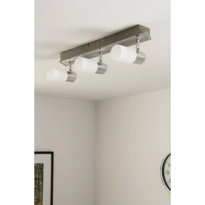 Trio Leuchten CLAPTON Deckenleuchte LED Chrom, Aluminium, Edelstahl, 3-flammig 10 Trio Leuchten CLAPTON Deckenleuchte LED Chrom, Aluminium, Edelstahl, 3-flammig – Bild 10