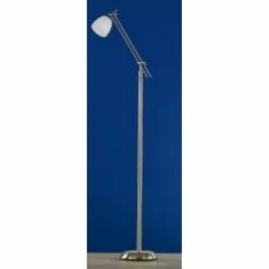 Trio Leuchten ICARO Stehleuchte Nickel-Matt, 1-flammig