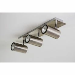 Trio Leuchten MARLEY Deckenleuchte Nickel-Matt, Edelstahl, 3-flammig -Bürolampen Verkäufe trio leuchten marley deckenleuchte 802400307 do1 2