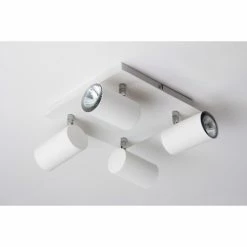 Trio Leuchten MARLEY Deckenleuchte Weiß, 4-flammig -Bürolampen Verkäufe trio leuchten marley deckenleuchte 802430401 do1 13