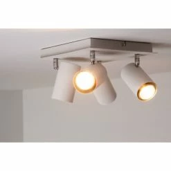 Trio Leuchten MARLEY Deckenleuchte Weiß, 4-flammig -Bürolampen Verkäufe trio leuchten marley deckenleuchte 802430401 do1 16