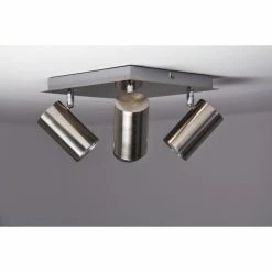 Trio Leuchten MARLEY Deckenleuchte Nickel-Matt, Edelstahl, 4-flammig -Bürolampen Verkäufe trio leuchten marley deckenleuchte 802430407 do1 11