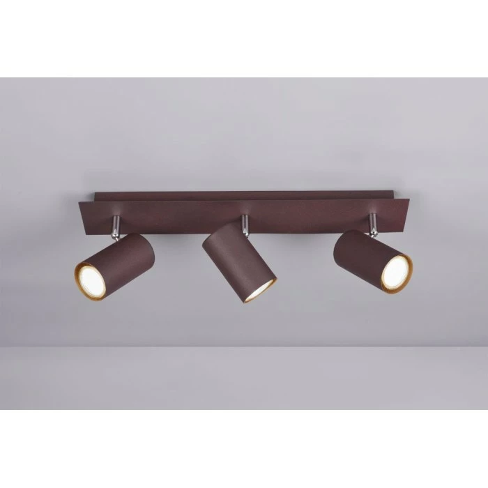 Trio Leuchten MARLEY Strahler Rostfarben, 3-flammig 5 Trio Leuchten MARLEY Strahler Rostfarben, 3-flammig – Bild 5