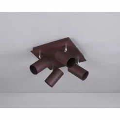 Trio Leuchten MARLEY Strahler Rostfarben, 4-flammig -Bürolampen Verkäufe trio leuchten marley strahler 802430424 4