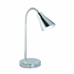 Trio Leuchten PRETO Tischleuchte LED Nickel-Matt, Chrom, 1-flammig