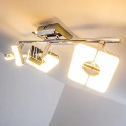 Hofstein Turin Deckenspot LED Chrom, 3-flammig