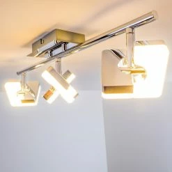 Hofstein Turin Deckenspot LED Chrom, 3-flammig 44 Hofstein Turin Deckenspot LED Chrom, 3-flammig -Bürolampen Verkäufe turin deckenspot h167626 11
