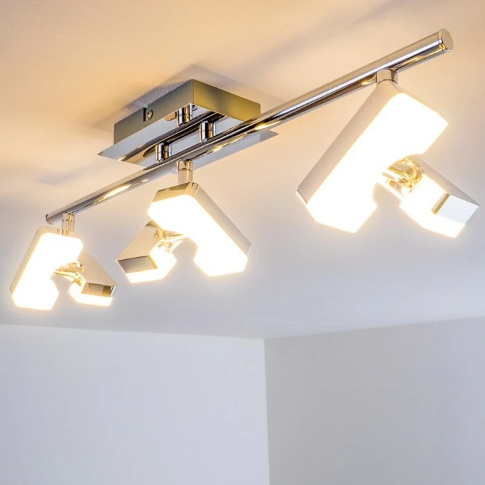 Hofstein Turin Deckenspot LED Chrom, 3-flammig 13 Hofstein Turin Deckenspot LED Chrom, 3-flammig – Bild 13