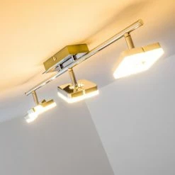 Hofstein Turin Deckenspot LED Chrom, 3-flammig 59 Hofstein Turin Deckenspot LED Chrom, 3-flammig -Bürolampen Verkäufe turin deckenspot h167626 26